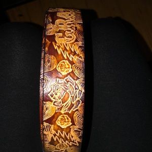 Grateful Dead 36 Waist Real Leather Belt
